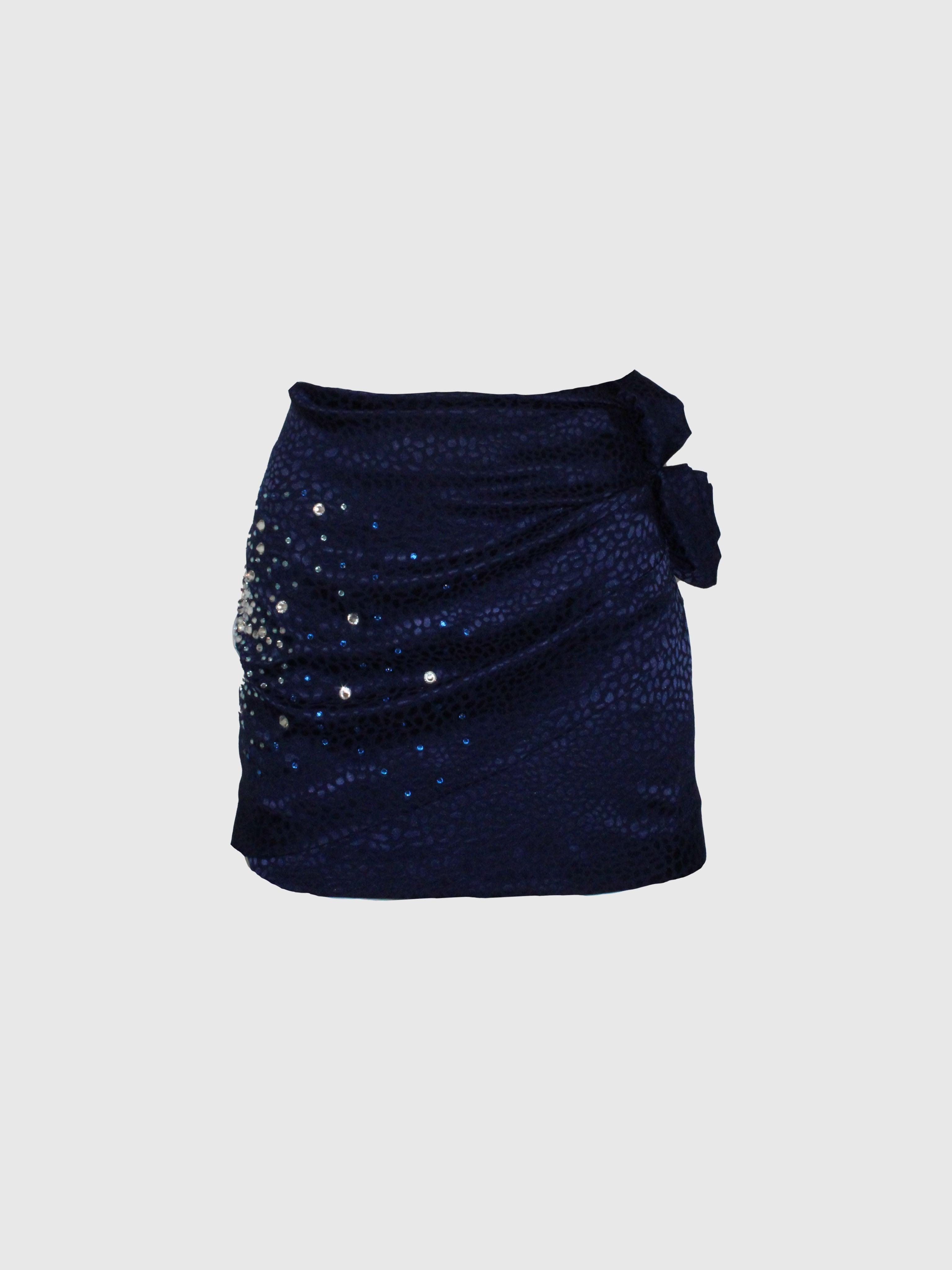 MINIGONNA TUBINO DEVORE' ROSE E STRASS BIG BANG