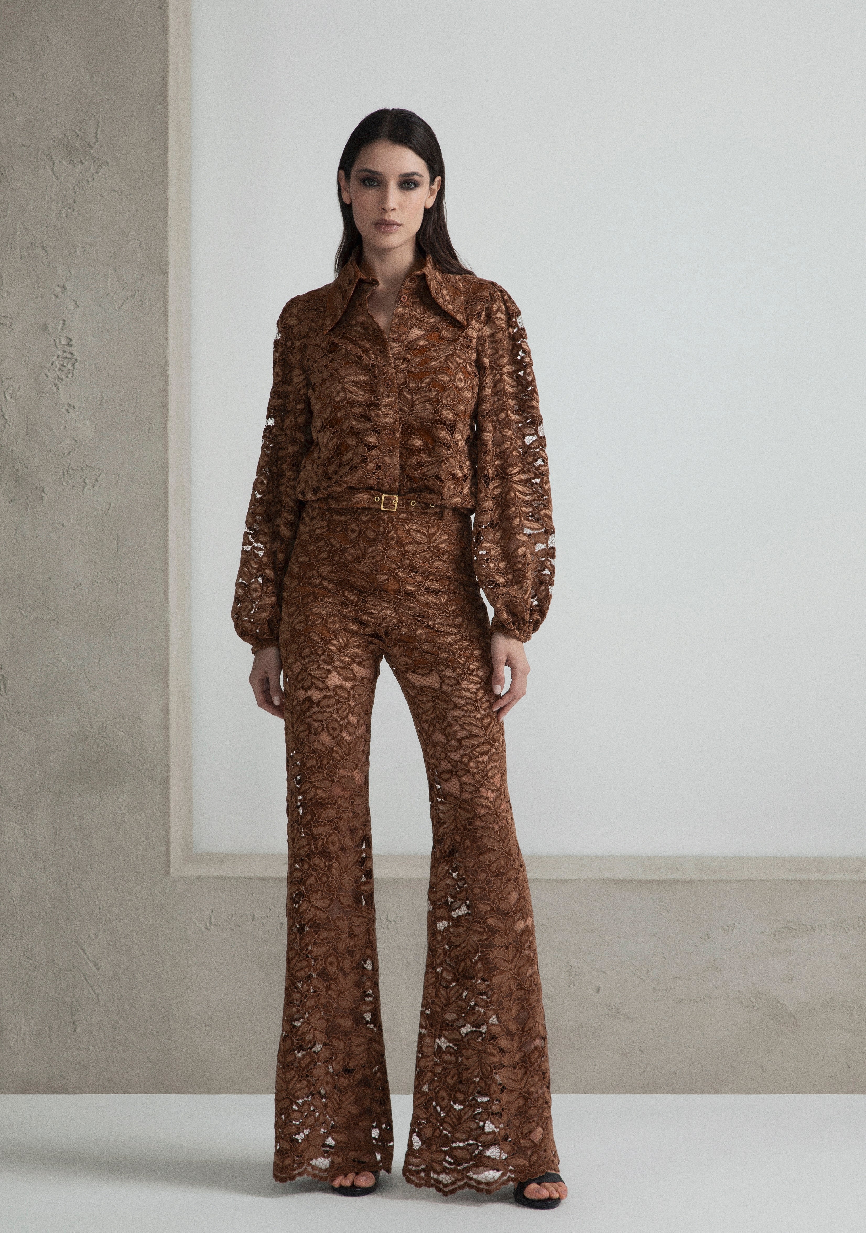 VELVET LACE SHIRT