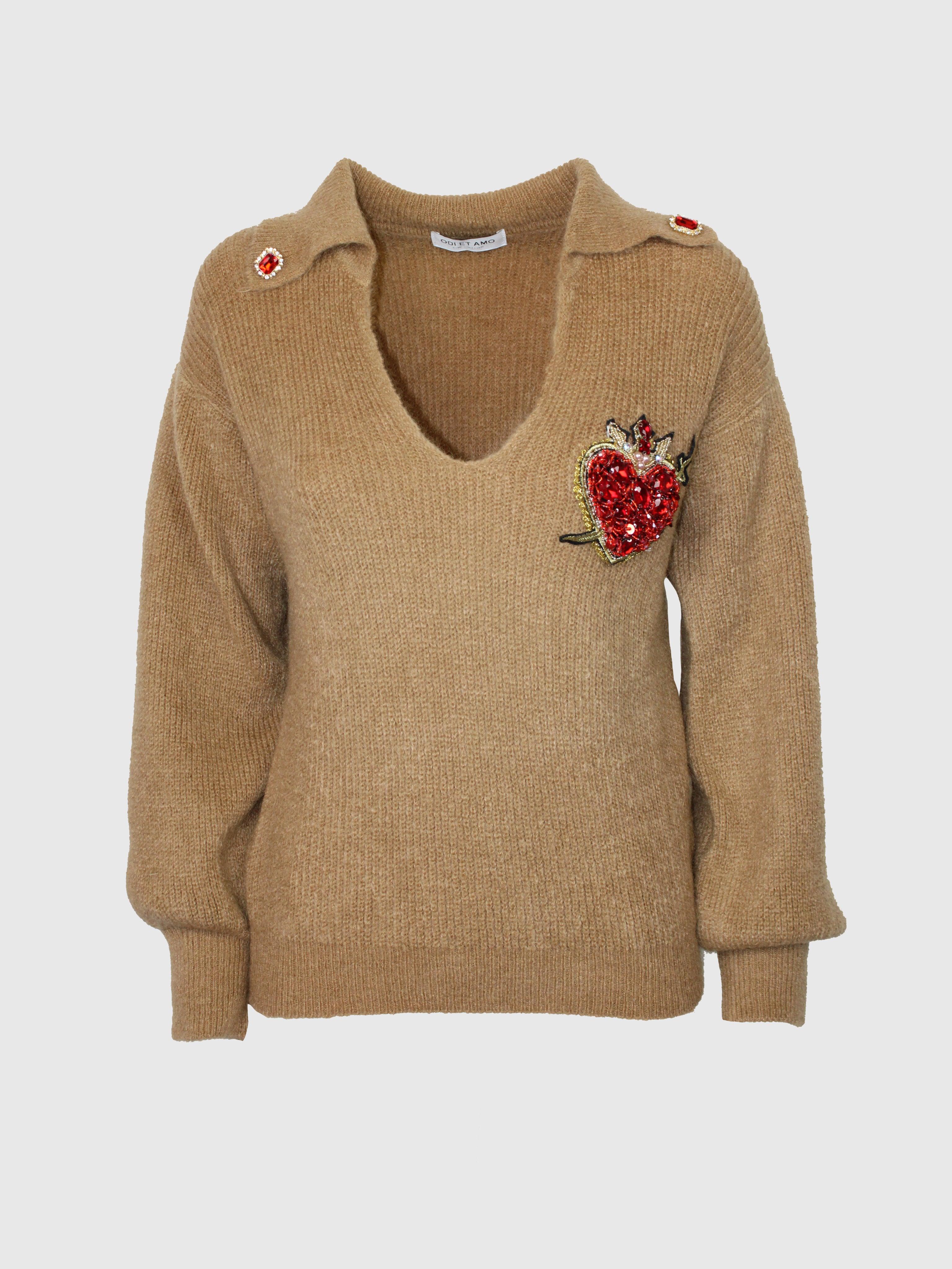 PULL OVER POLO APPL.CUORE