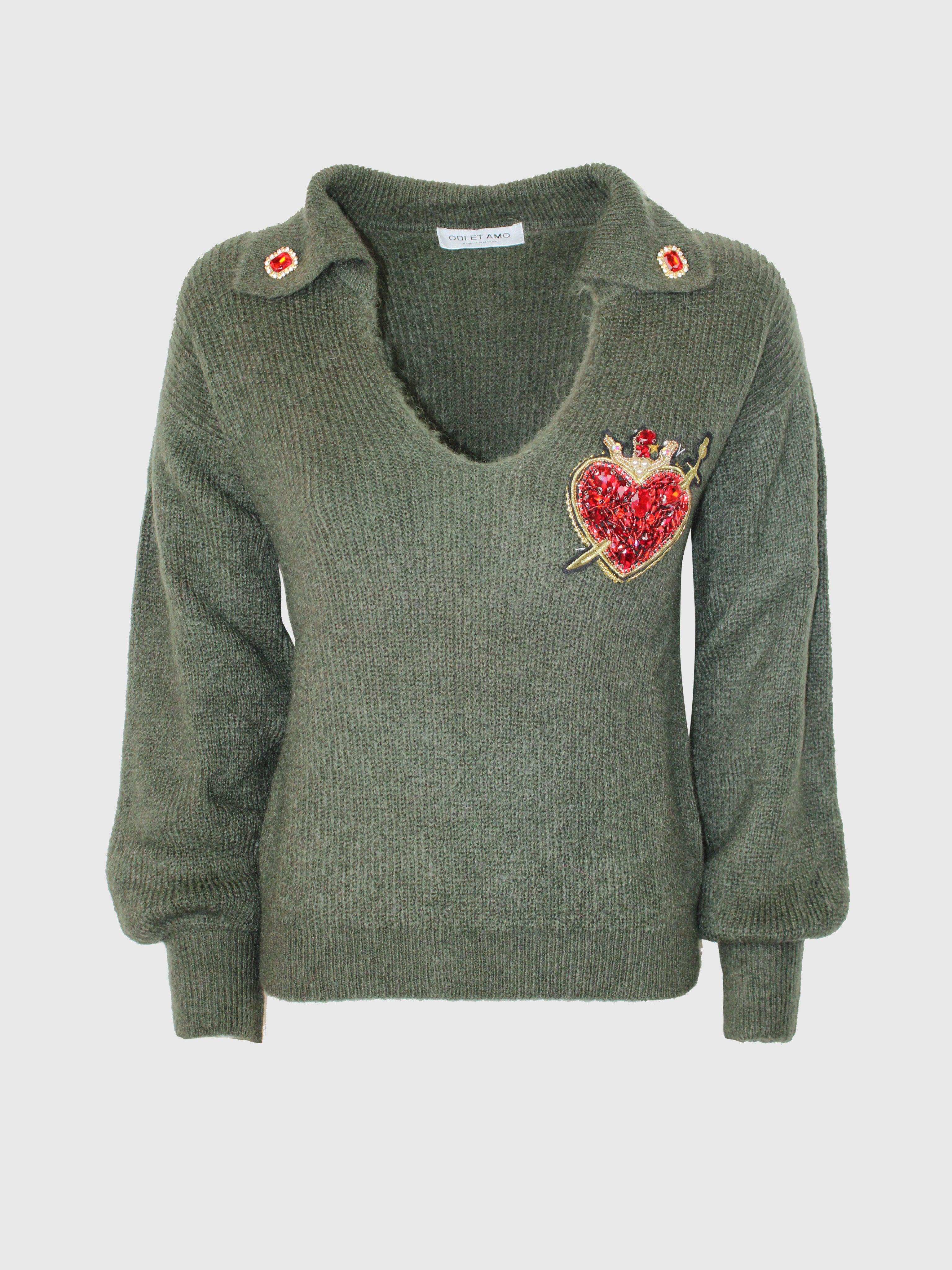 PULL OVER POLO APPL.CUORE