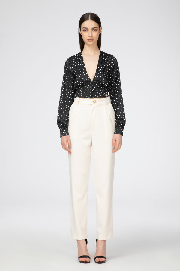 PANT.SIGARETTA  BOTTONE GIOIELLO