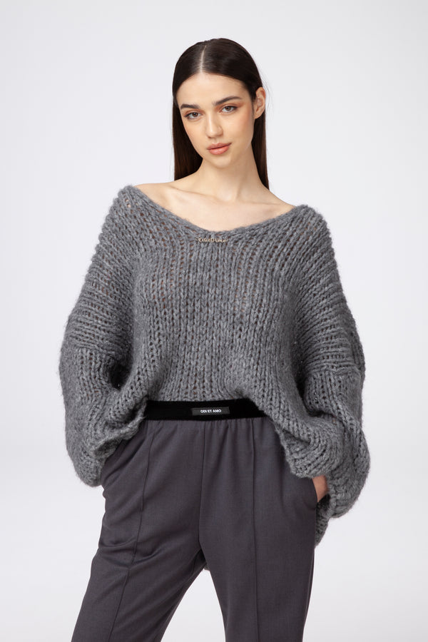 PULL-OVER MISTO MOHAIR