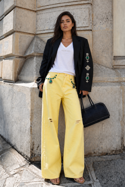 BLAZER OVERSIZE ANDRE' CON GIOIELLO