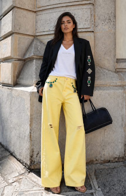 BLAZER OVERSIZE ANDRE' CON GIOIELLO