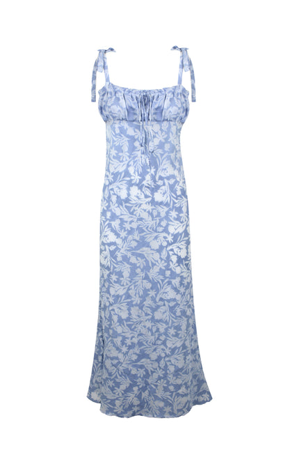LONG DRESS WITH BOWS