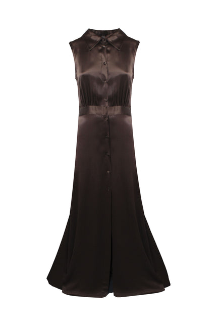 ICONIC CHARLOTTE VISCOSE DRESS WITH BOW