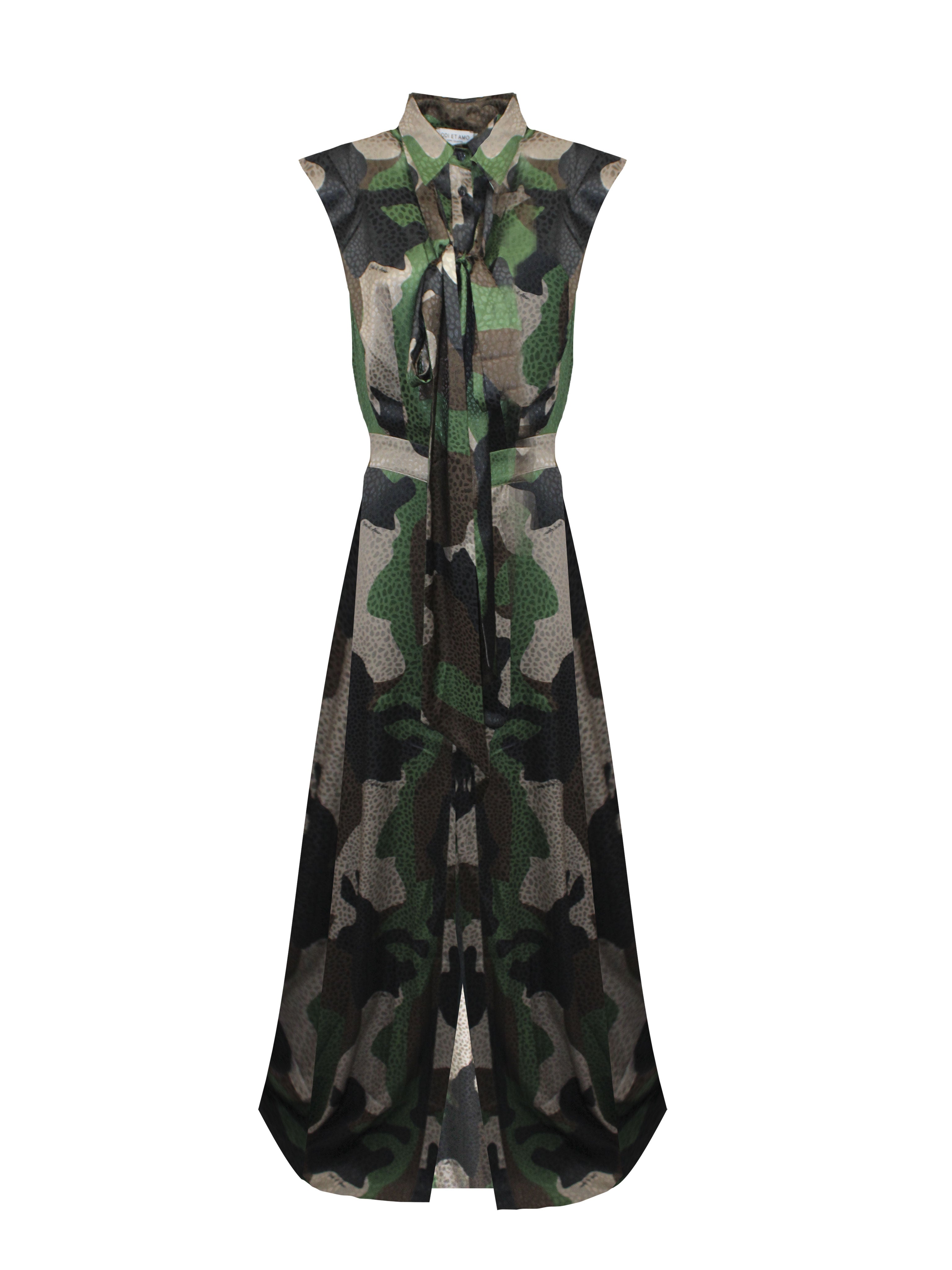 ABITO CHARLOTTE2 IN VISCOSA CON FIOCCO