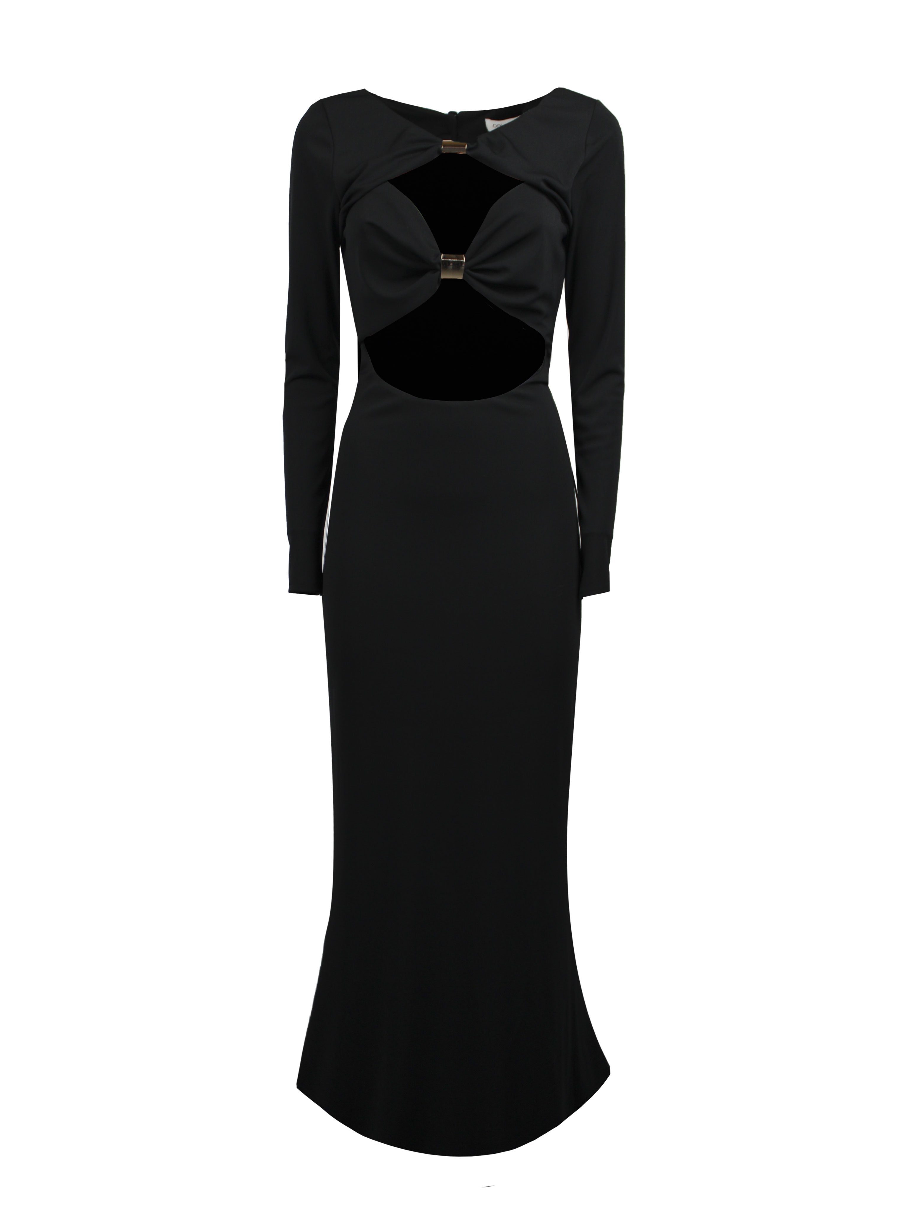 ABITO DA SERA CUT-OUT CON DETTAGLIO GIOIELLO