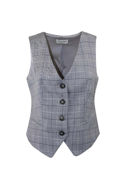 ASIA RAIN RHINESTONE VEST