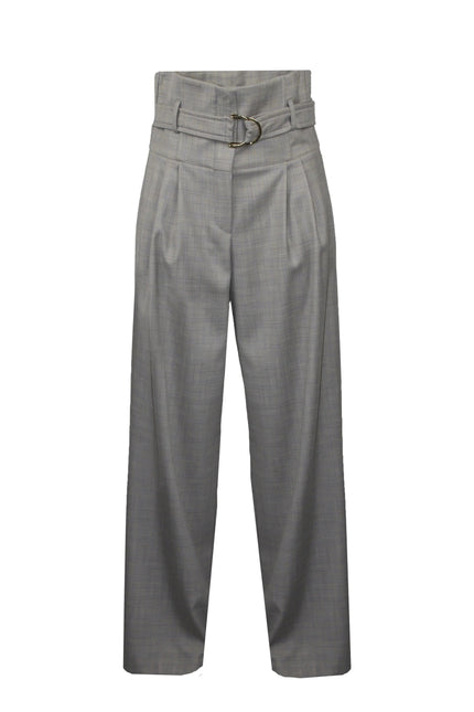 PANTACORSETTO WIDE LEG STAMPA A QUADRI