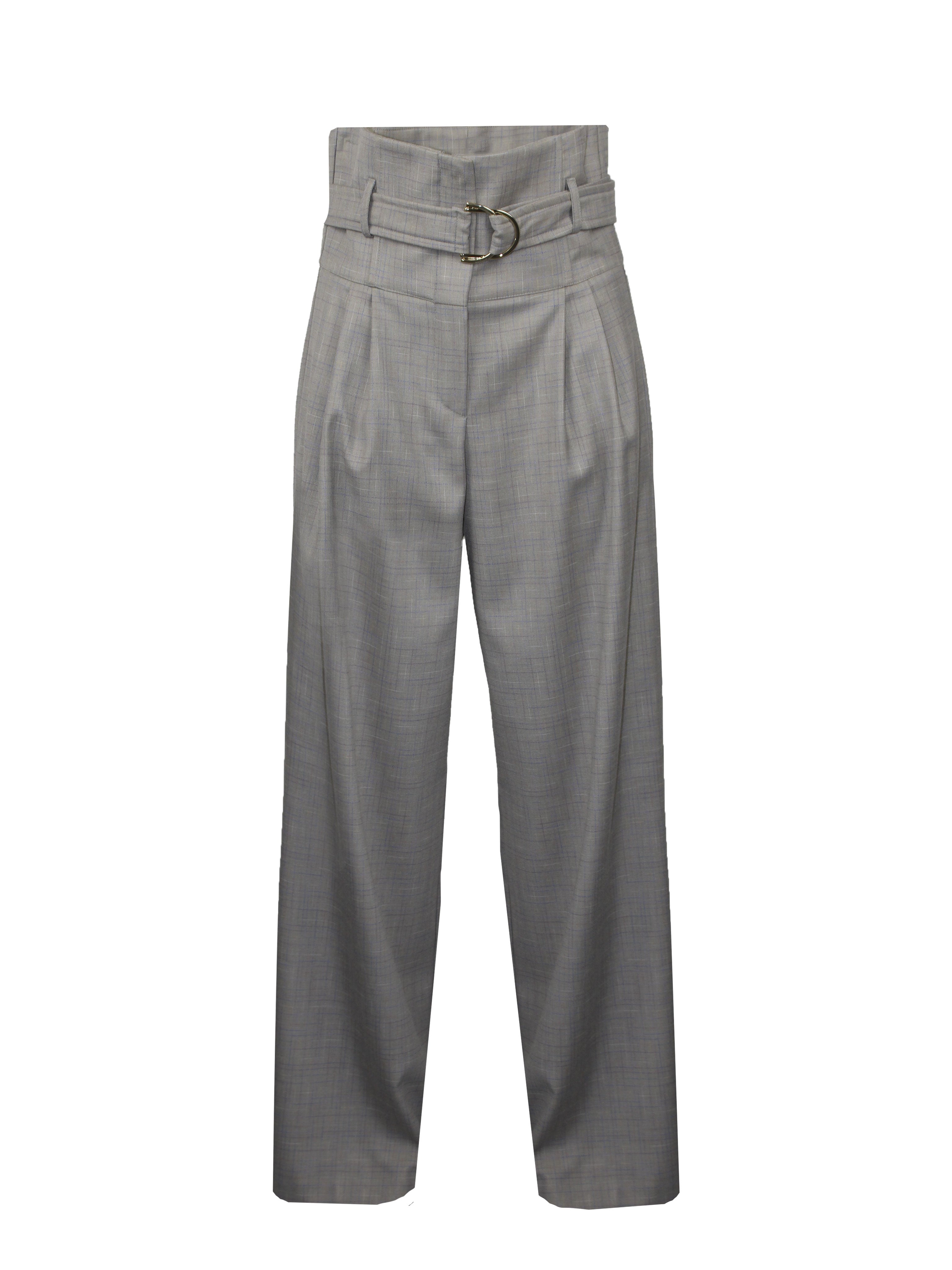 PANTACORSETTO WIDE LEG STAMPA A QUADRI