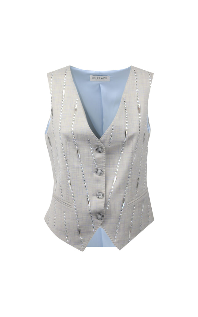 GILET ASIA CON STRASS