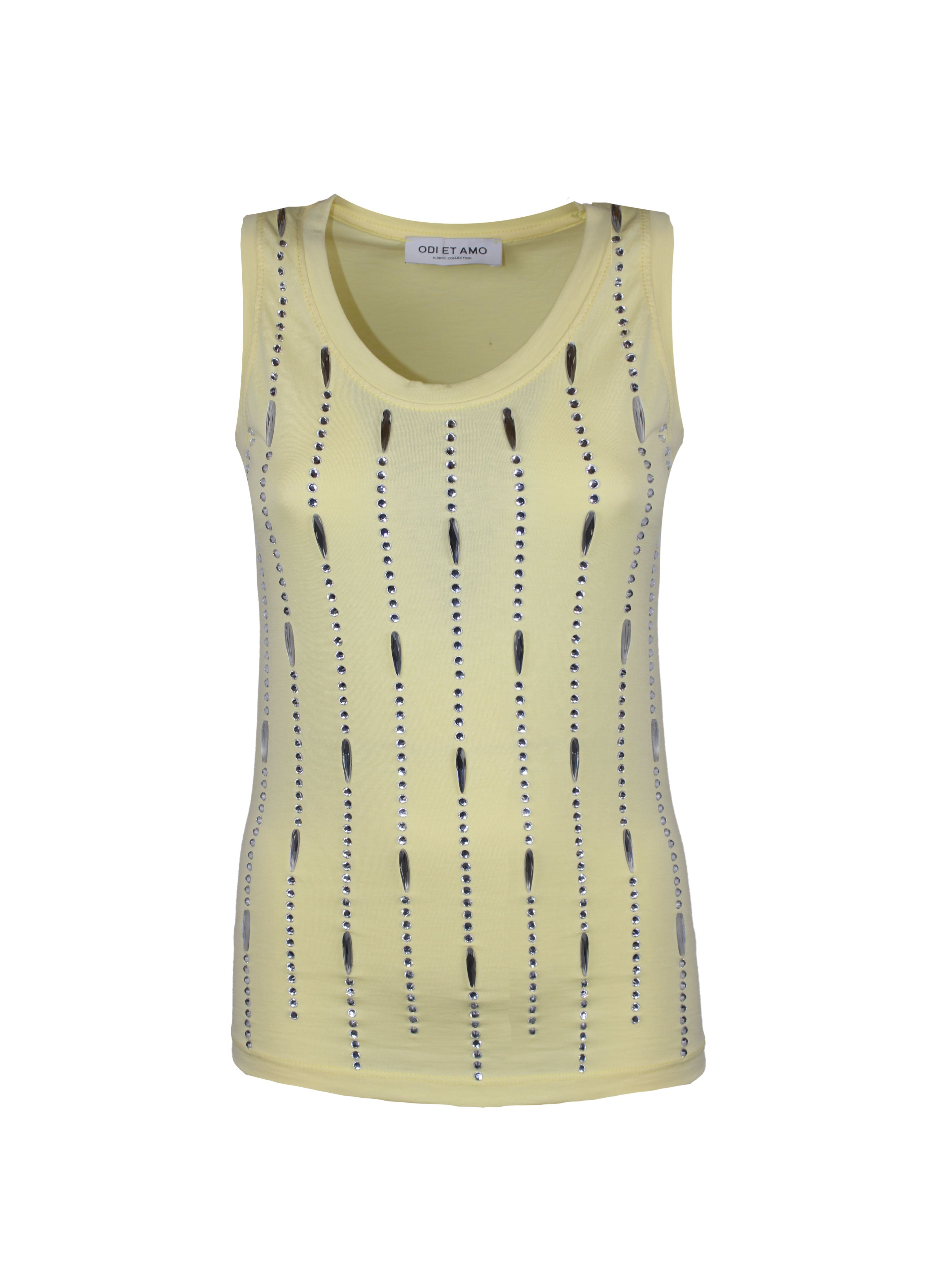 CANOTTA GIOIELLO CON CRISTALLI