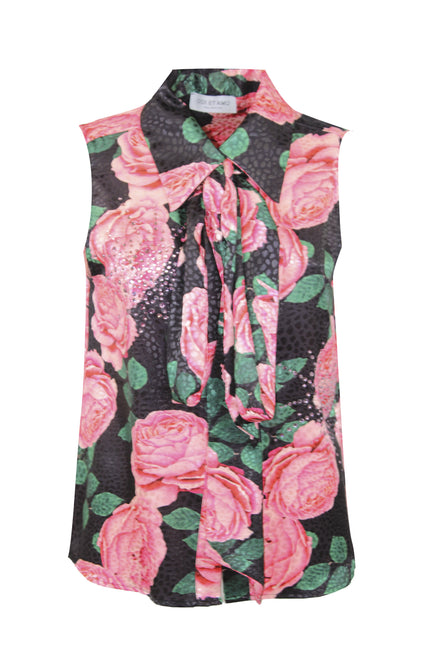 CAMICIA FIOCCO SMANICATA