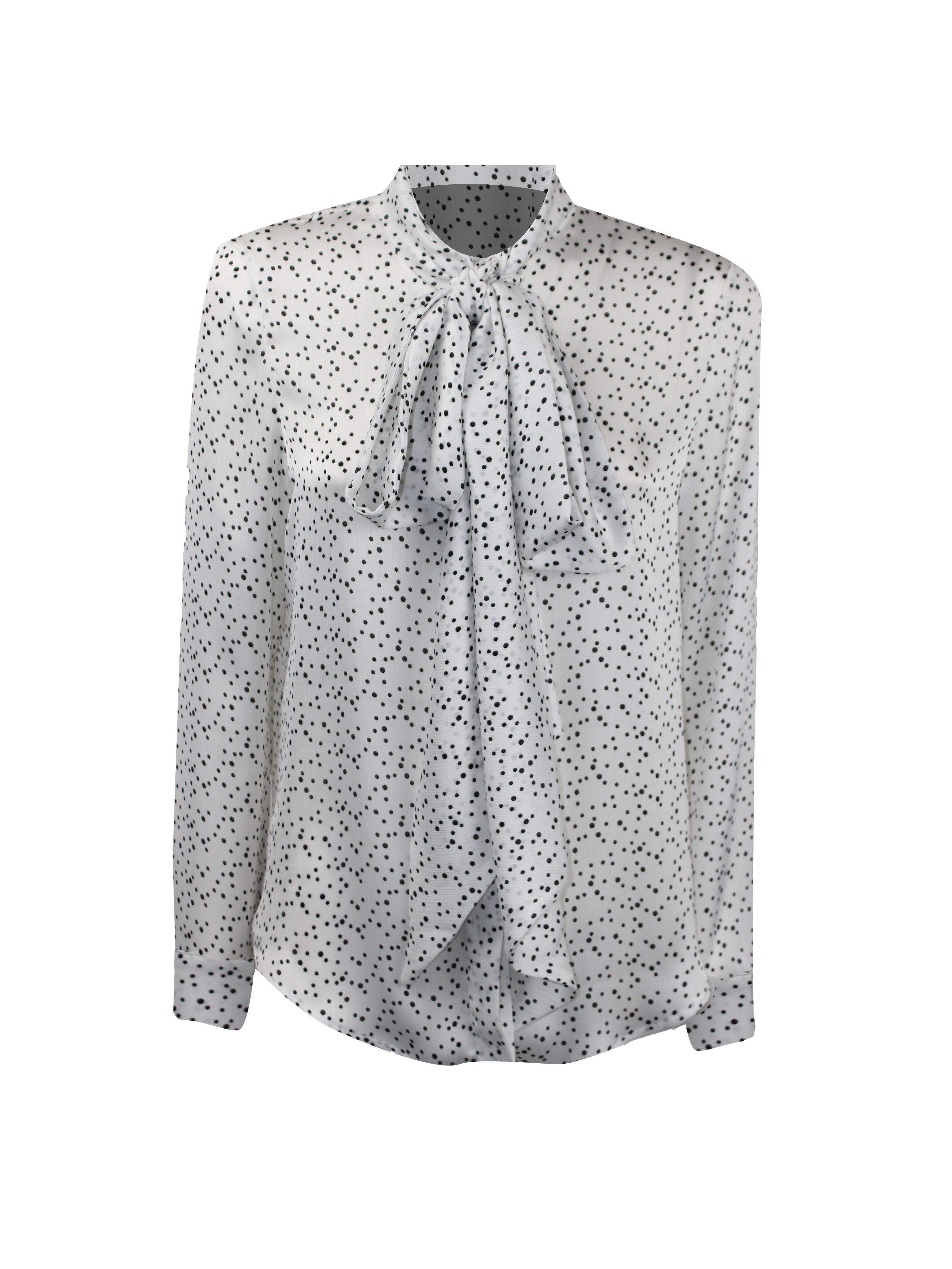 CAMICIA FIOCCO NORMAL FIT A POIS