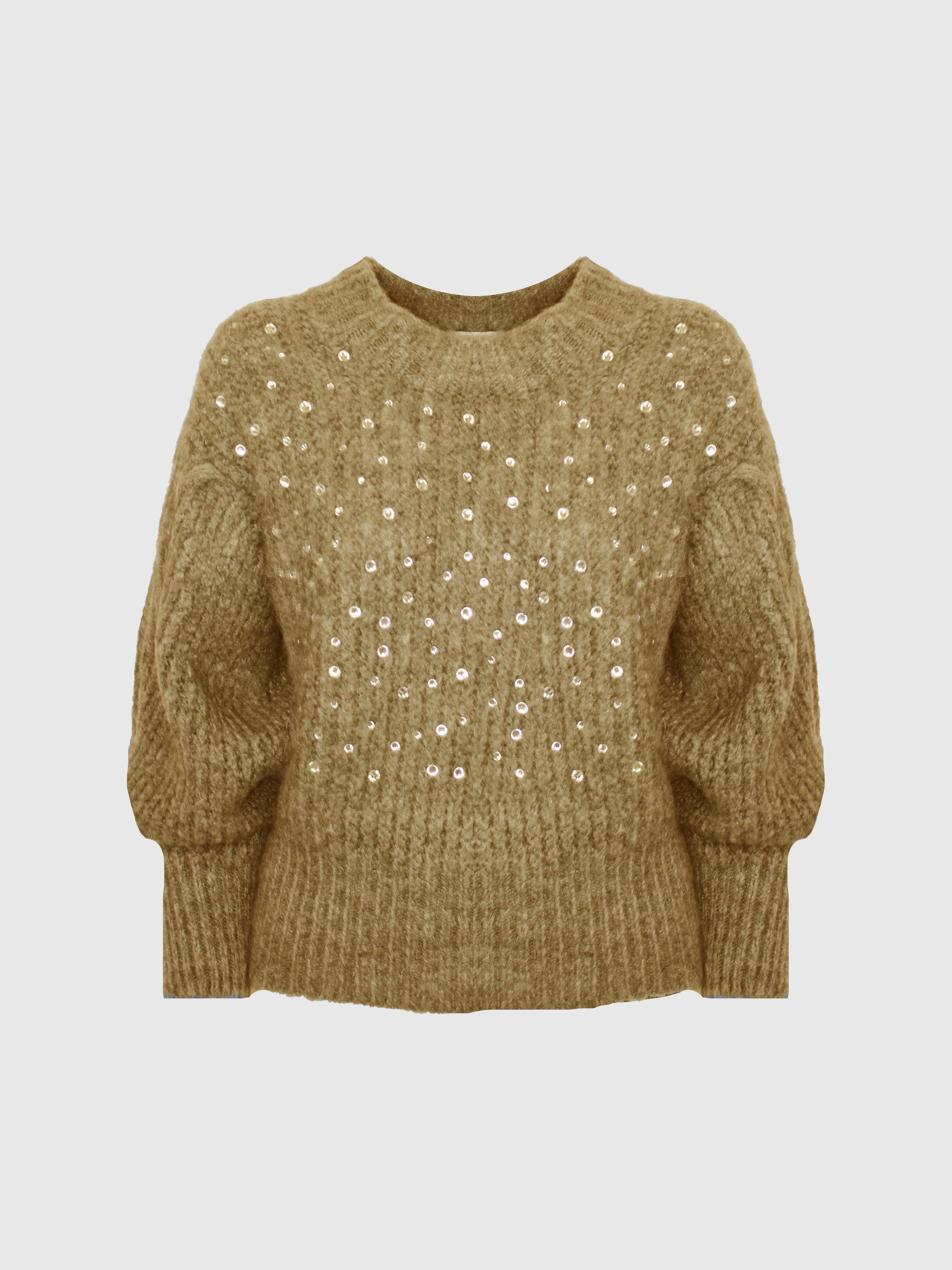 PULL OVER PIOGGIA STRASS CRYSTAL