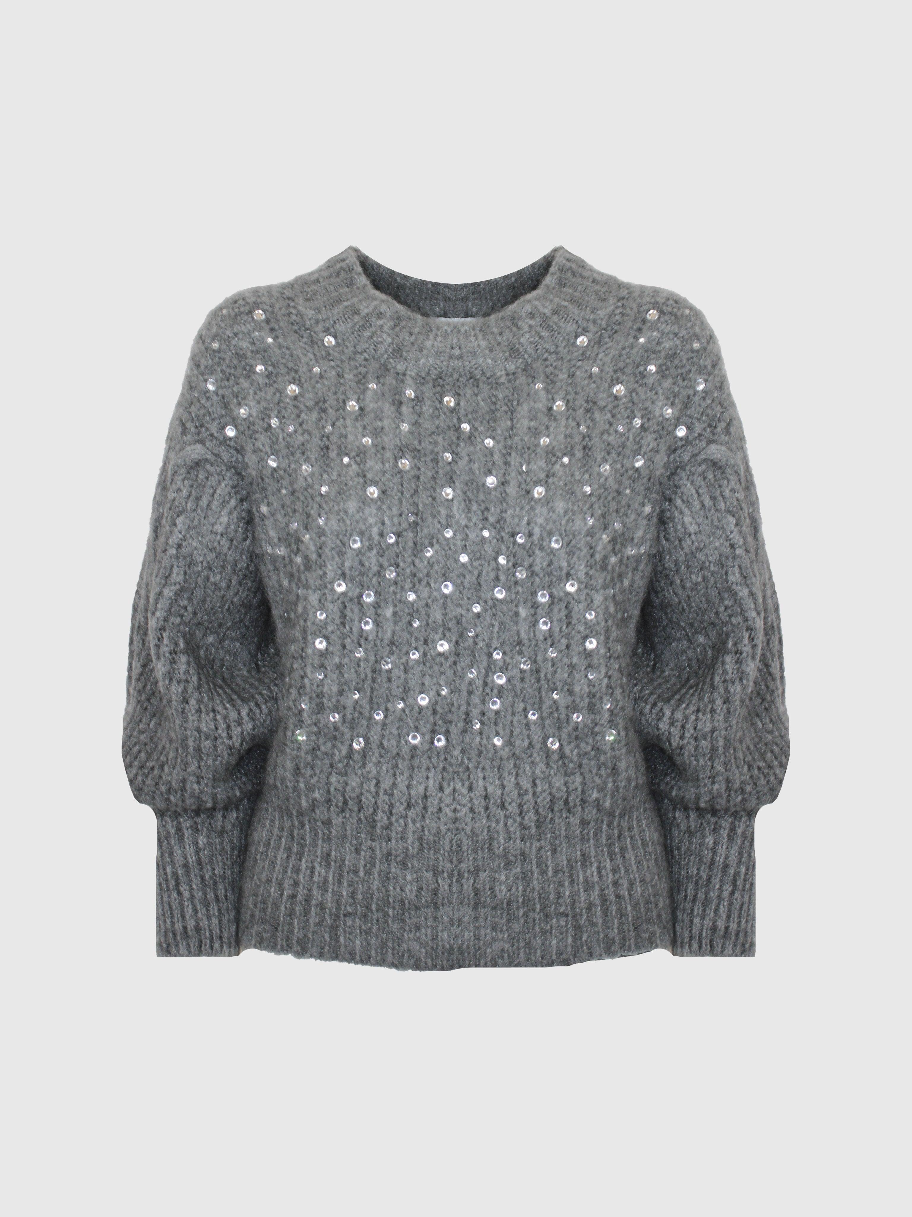 PULL OVER PIOGGIA STRASS CRYSTAL