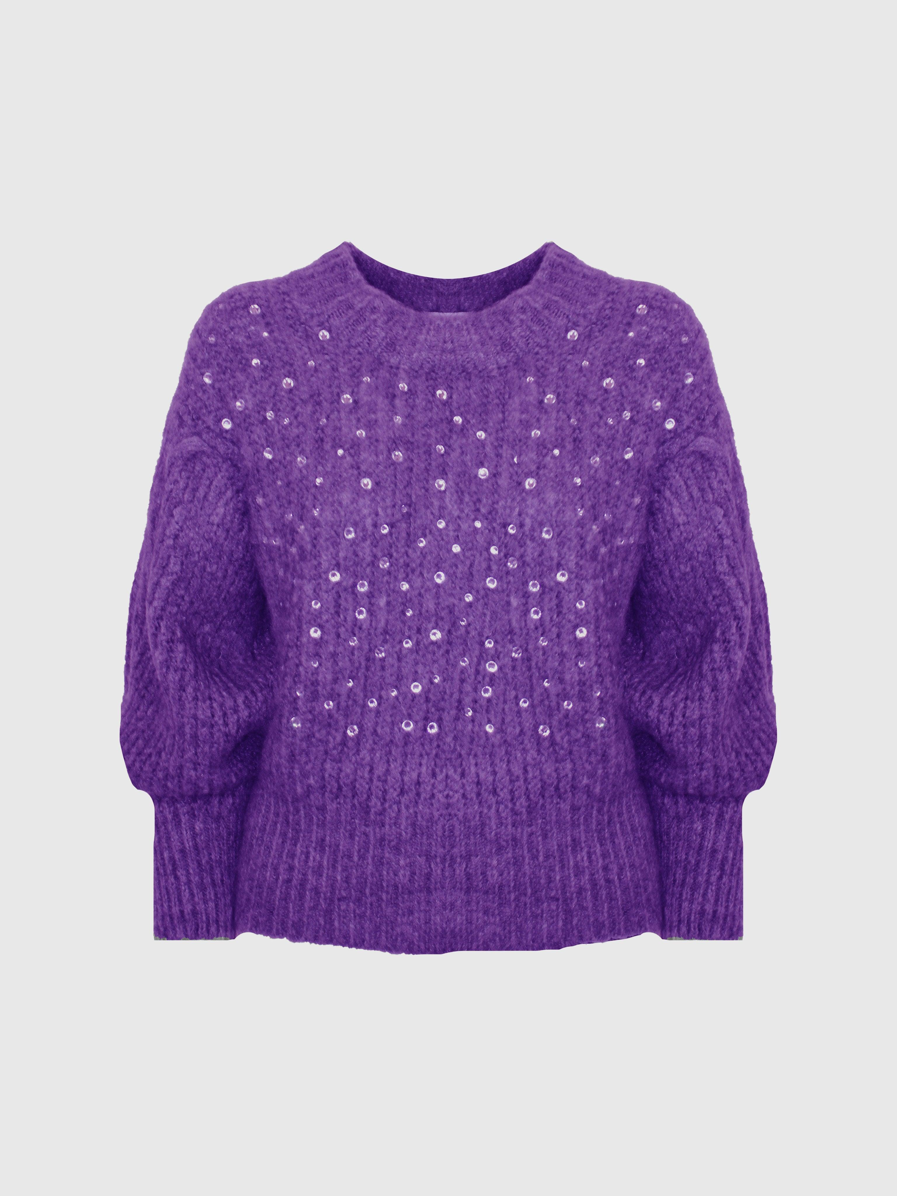 PULL OVER PIOGGIA STRASS CRYSTAL