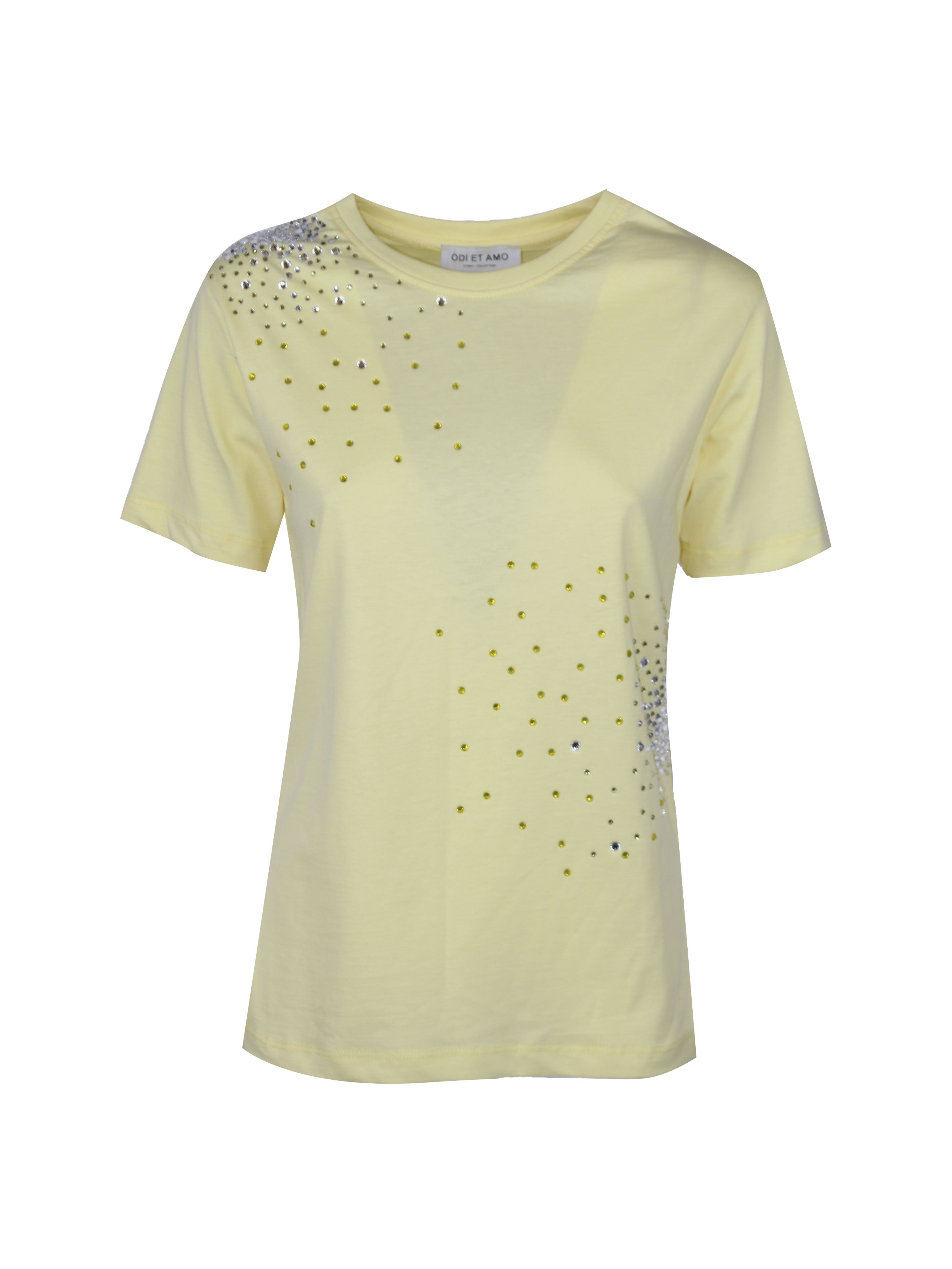 T-SHIRT NEW YORK APPLICAZIONE STRASS BIG BANG