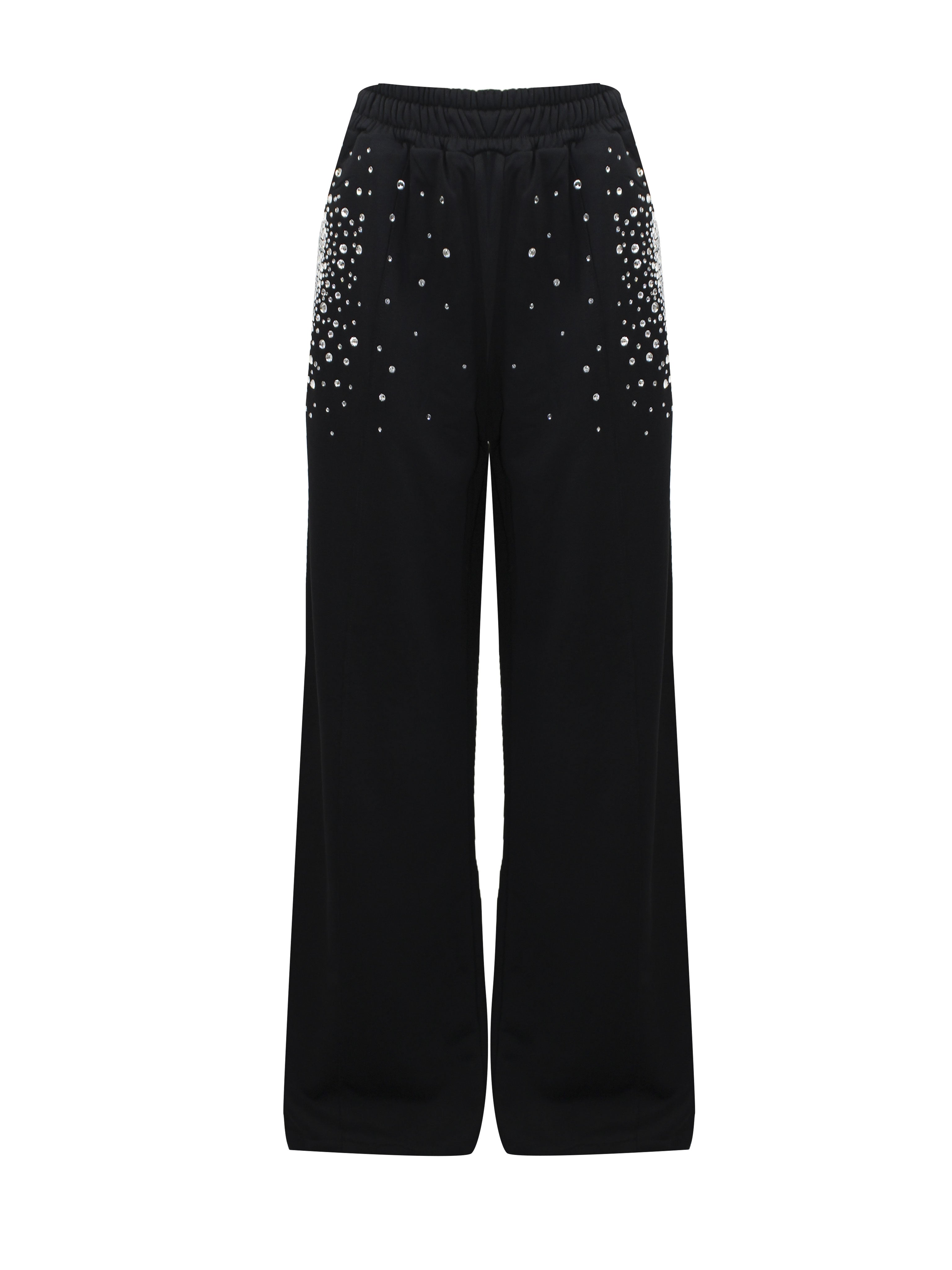 PANTALONE GAMBA DRITTA CON STRASS