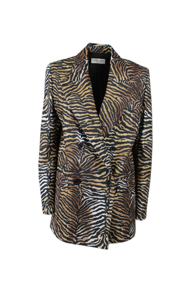 BLAZER STAMPATO DOPPIOPETTO