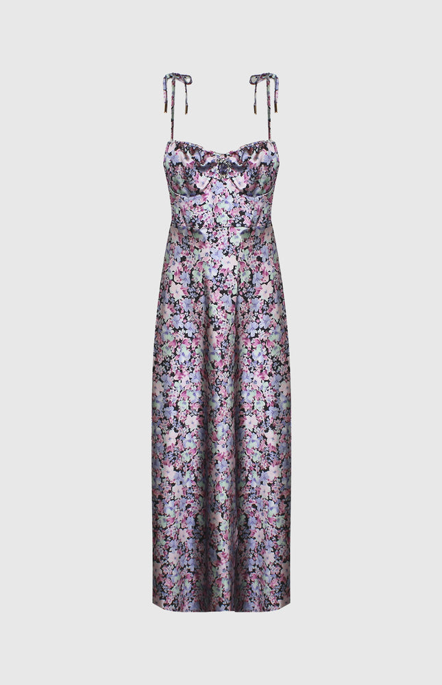 ABITO CANOTTA LONGUETTE BOTTONE GIOIELLO VISCOSA CON COPPE