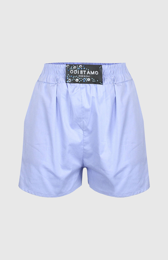 BOXER ETICHETTA STRASS