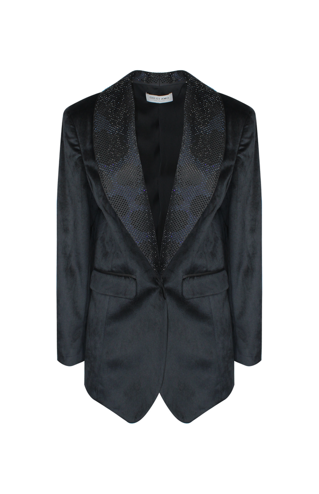 BLAZER SMOKING REVER STRASS