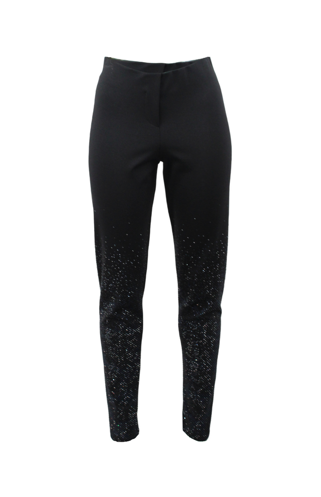 LEGGINS PUNTO MILANO E  APPLICAZIONI CRISTALLI