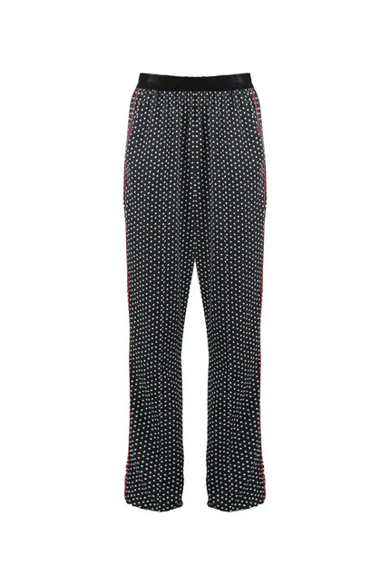 PANTALONE INCONIC STILE PIGIAMA MORBIDO CON PIPING