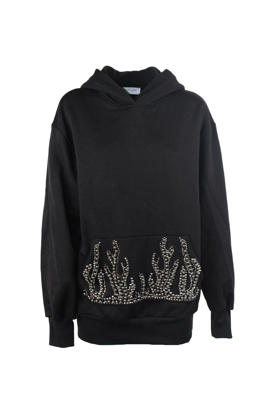 ABITO FELPA FLAME CON CAPPUCCIO E TASCHE