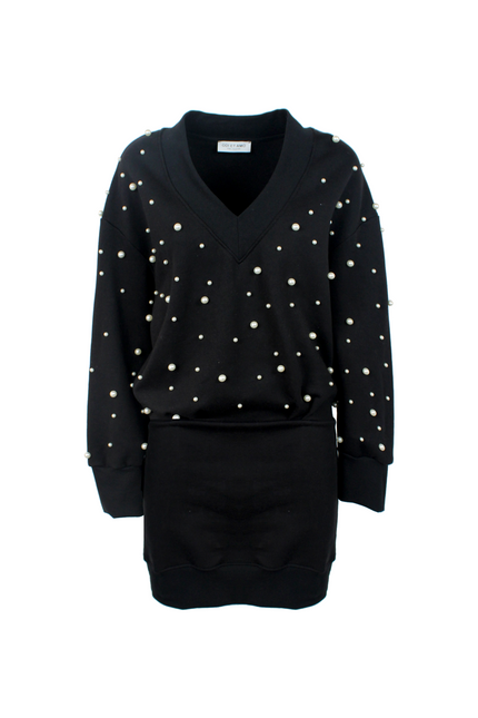 PEARL SWEATSHIRT DRESS