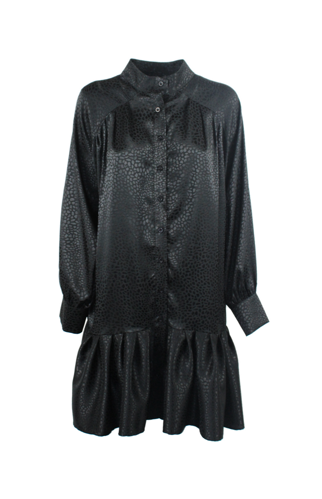 ABITO CHEMISIER GONNA A RUOTA STRASS E CINTA