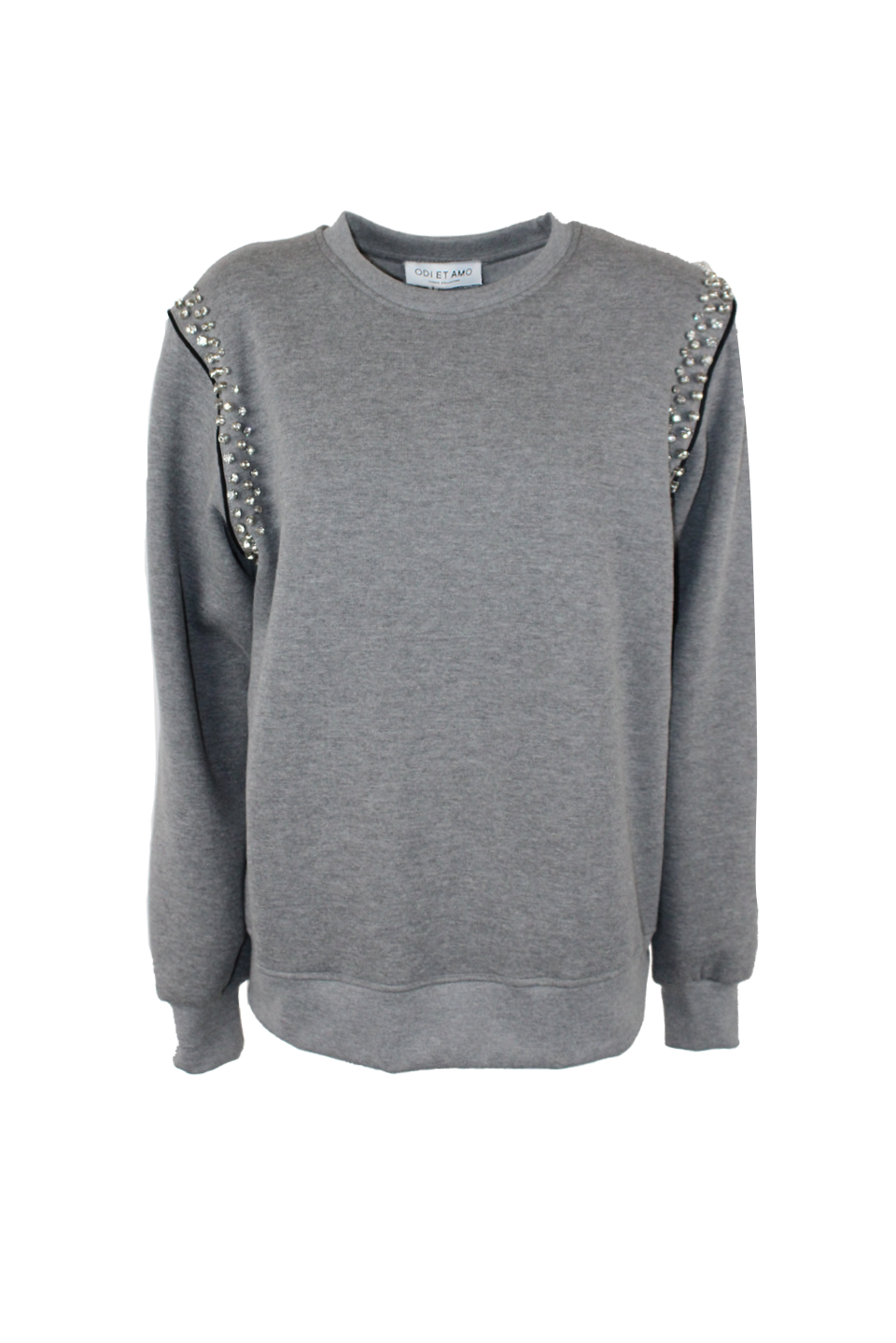 FELPA PIPING STRASS