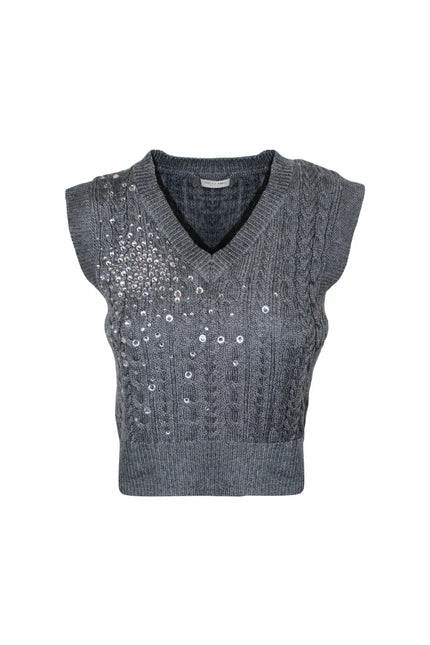BIG BANG SLEEVELESS SWEATER