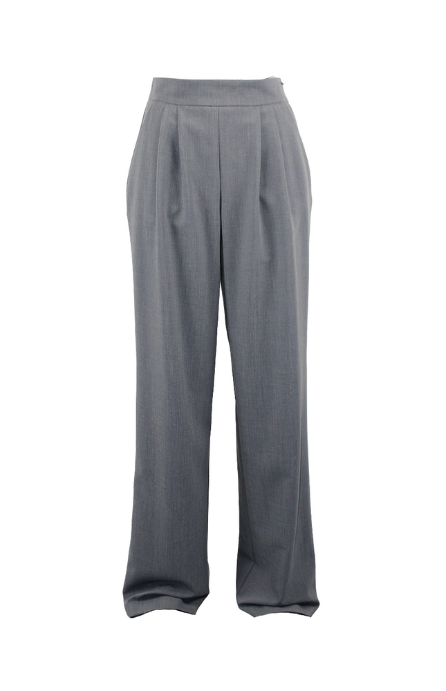 PANTALONE WIDE LEG GAMBA DRITTA E STASCHE
