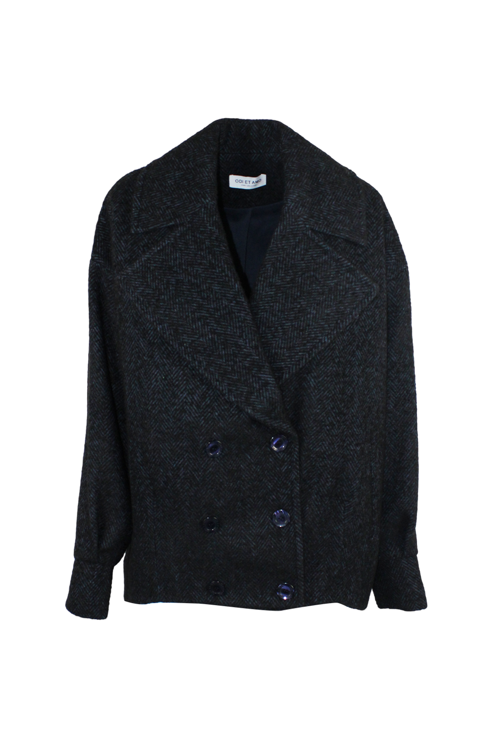 CAPPOTTO CORTO DOPPIOPETTO OVERSIZE