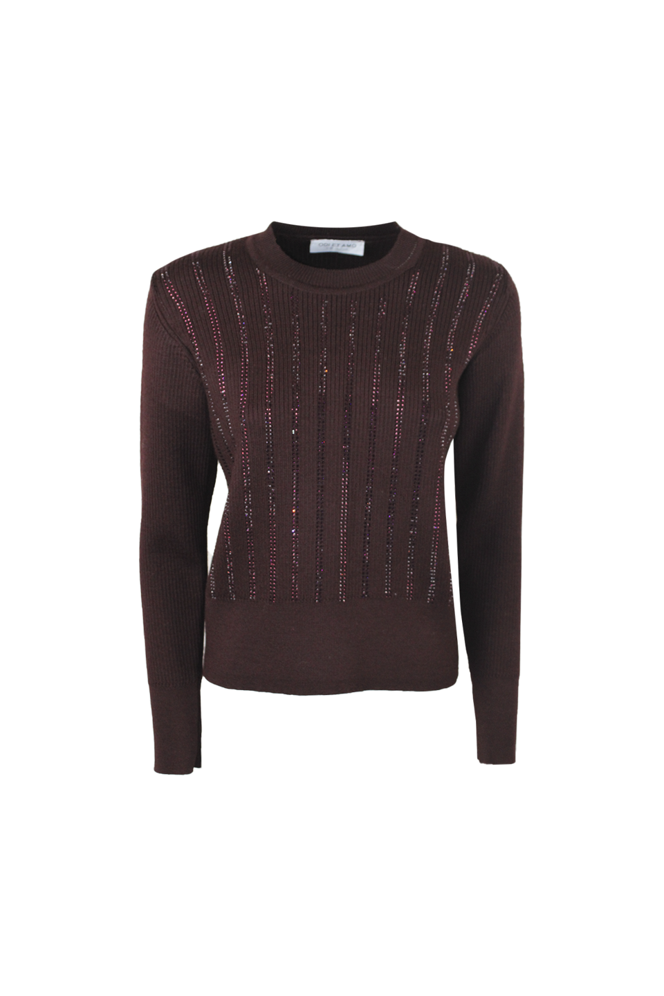 MAGLIONE STRIPES STRASS