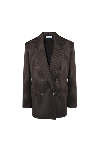 BLAZER SARTORIALE DOPPIOPETTO TRAMA GESSATA