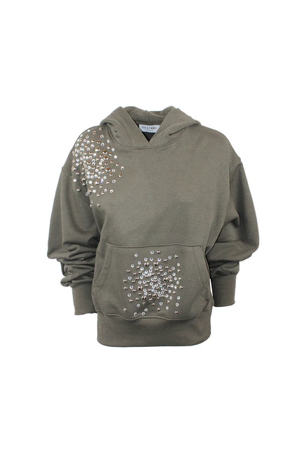 BIG BANG SWEATSHIRT WITH RHINESTONE STUDS