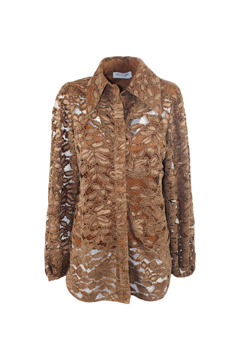 CAMICIA PIZZO VELLUTO