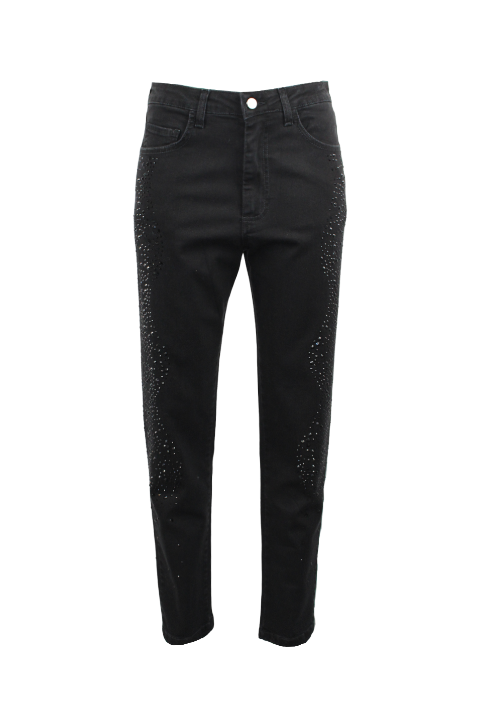 DENIM APPL. STRASS