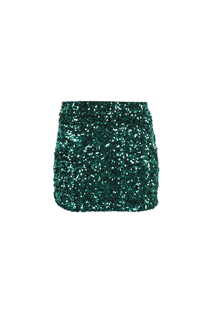 SEQUINED MINISKIRT