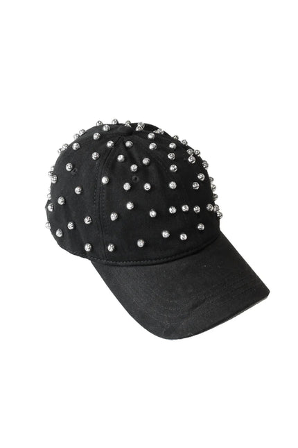 CAPPELLO VISIERA BORCHIE STRASS