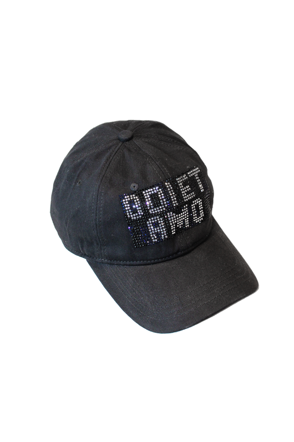 CAPPELLO VISIERA SCRITTA STRASS