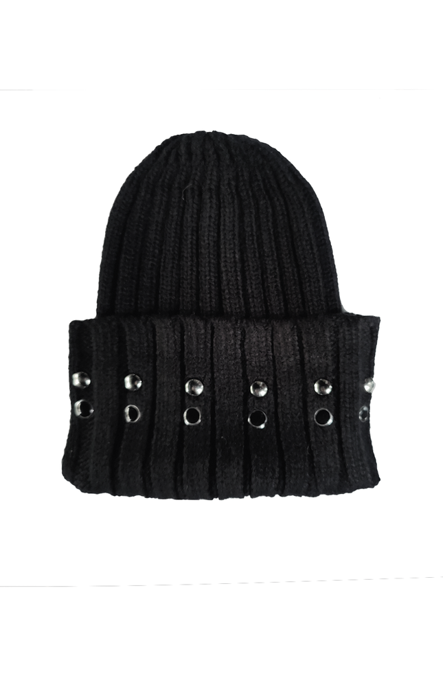 STUDDED WOOL HAT