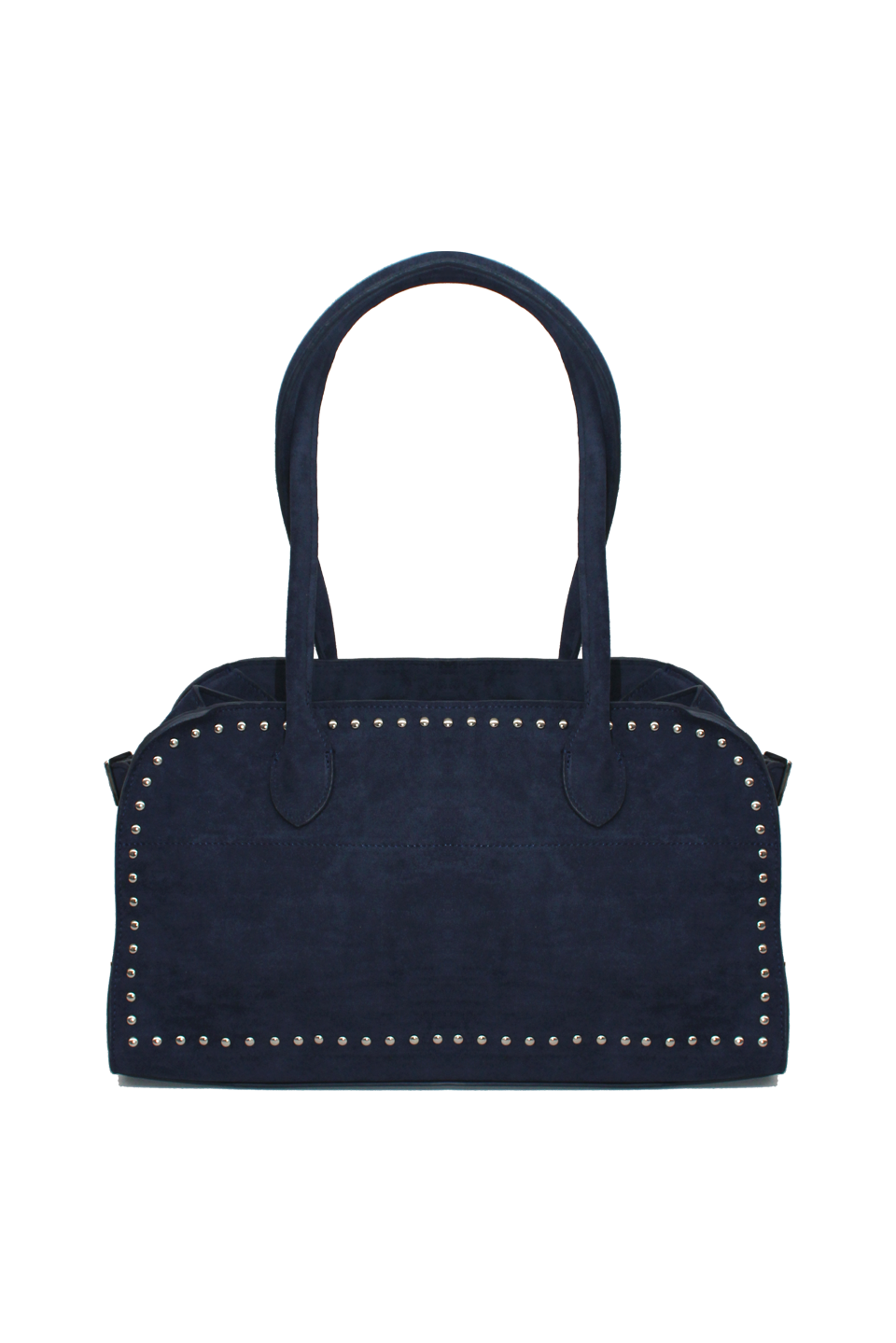 BORSA SUEDE ‐ BORCHIE SILVER