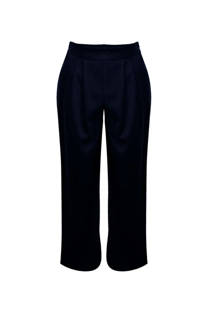 PANTALONE WIDE LEG GAMBA DRITTA E STASCHE