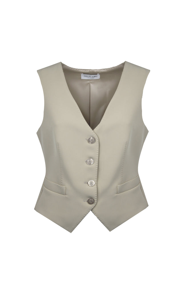 GILET SARTORIALE CON BOTTONI