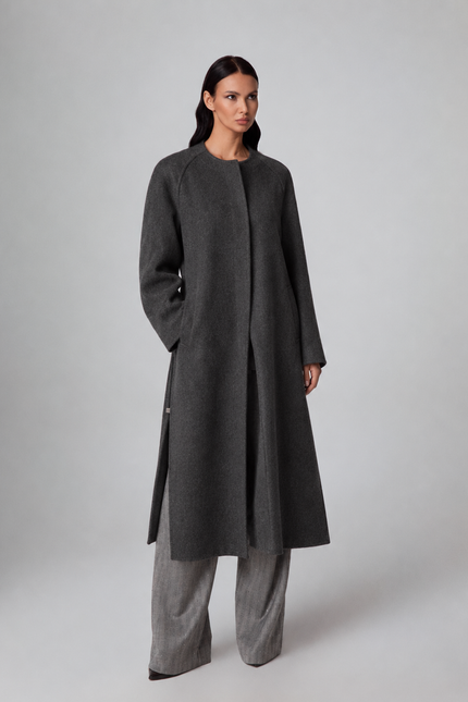 COAT SCARF SLITS